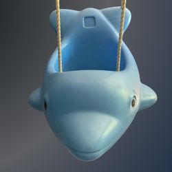 Step2 Dolphin Baby & Toddler Swing – Rare, Made in USA