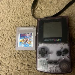 Atomic Purple Gamboy Color + Super Mario Land