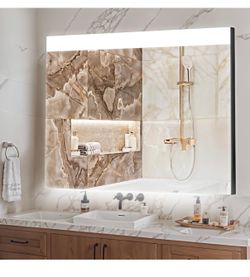 LED BATHROOM MIRROR NEW IN BOX!! 3 sizes 36x24 $60  40x28 $80  48x32 $100