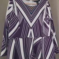Purple Peplum - Size 18/20