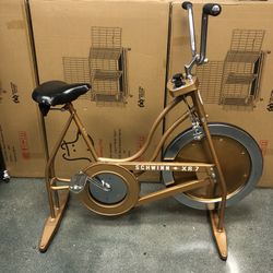 Collectible, antique Schwinn “RX-7” exercising bike manufactured by the original Schwinn Bicycle Company in Chicago USA . 