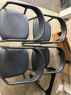 (4) Black Dining Chairs