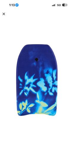 Blue Floral Bodyboard qty 4