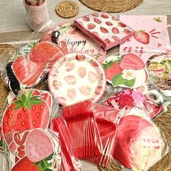Strawberry Birthday Decoration
