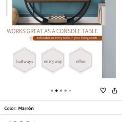 WORKS GREAT AS A CONSOLE TABLE