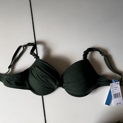 Green (Palm) Ringmaster Underwire Bikini Top (TOP ONLY) - Bleu Rod Beattie Brand