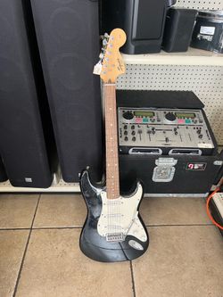 Squier by Fender Stratocaster Electric Guitar - Black