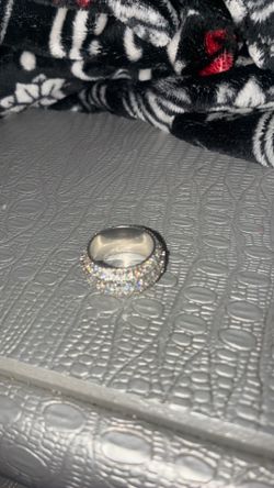 Moissanite  Silver ring