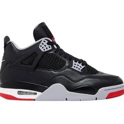 brand new jordan 4 breds with box