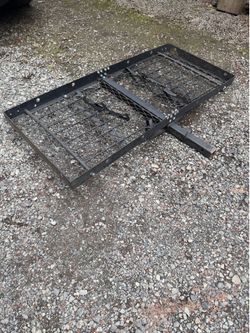 Receiver hitch cargo rack