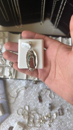 925 Dije virgen de Guadalupe  plata