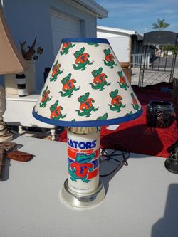 Vintage Florida Gators Small Lamp