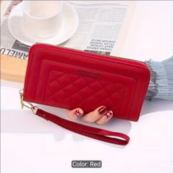 Red woman wallet