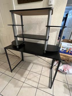 Computer desk and TV stand