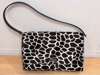 Kate Spade giraffe printed shoulder bag - early 2000’s