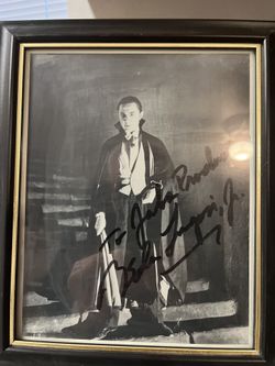 Autographed Bela Lugosi Jr