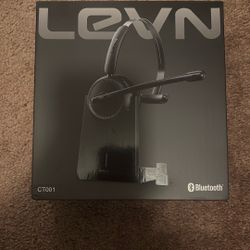 NEW LEVN Bluetooth Headset CT001 - Noise Cancelling Mic