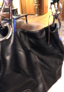 Black handbag