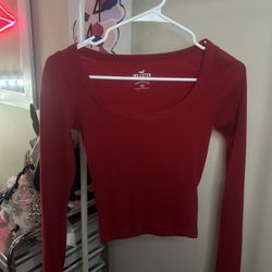 Red HOLLISTER Long Sleeve