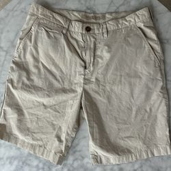 Burberry Men Shorts (30W) 8Inch Khaki Shorts - small cut in backside 