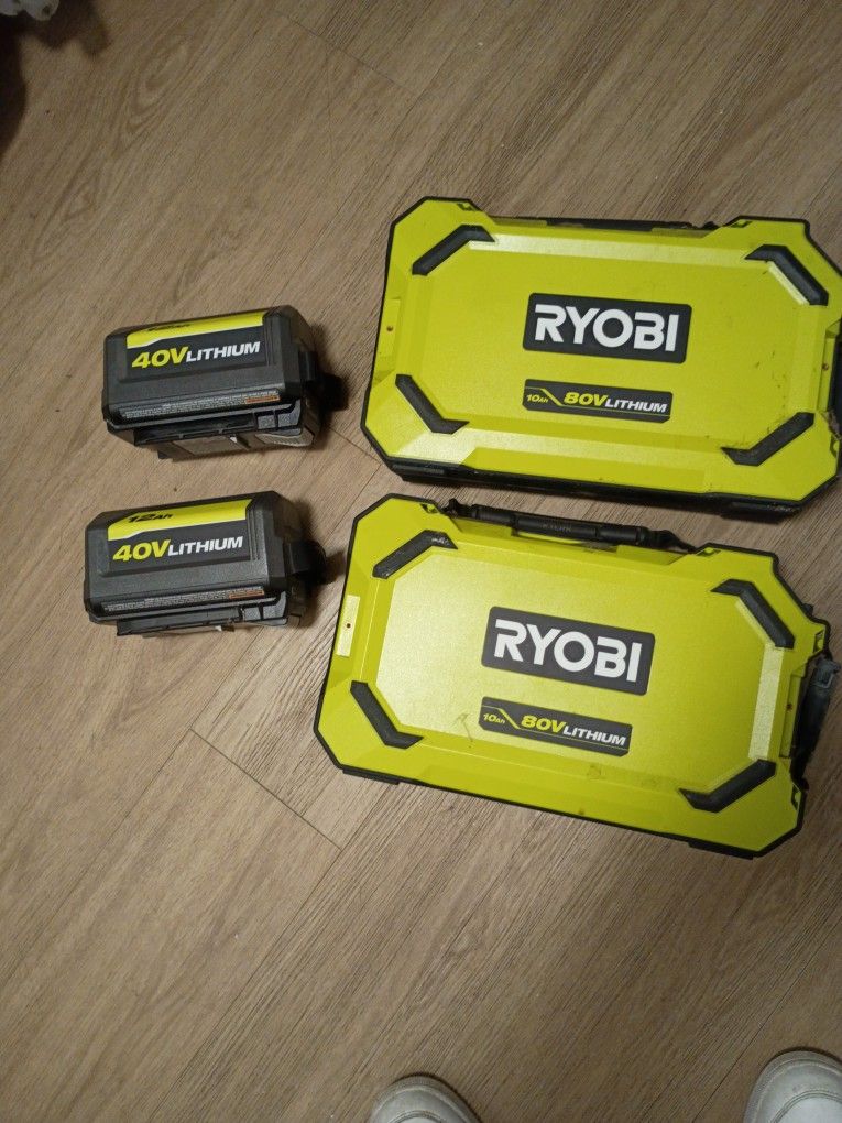 Ryobi Lithium Batteries