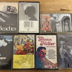Collection of Audio Cassettes Beaches Soundtrack, Streisand, Connick, Wagner