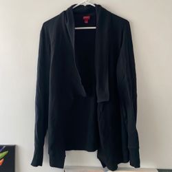 Merona Super Soft Black Cardigan in Large 