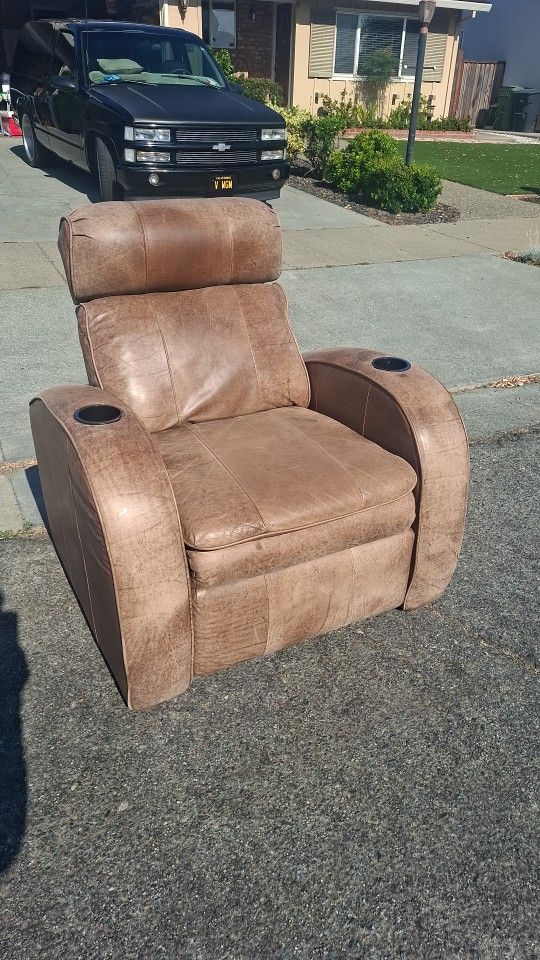 Genuine Leather Armchair