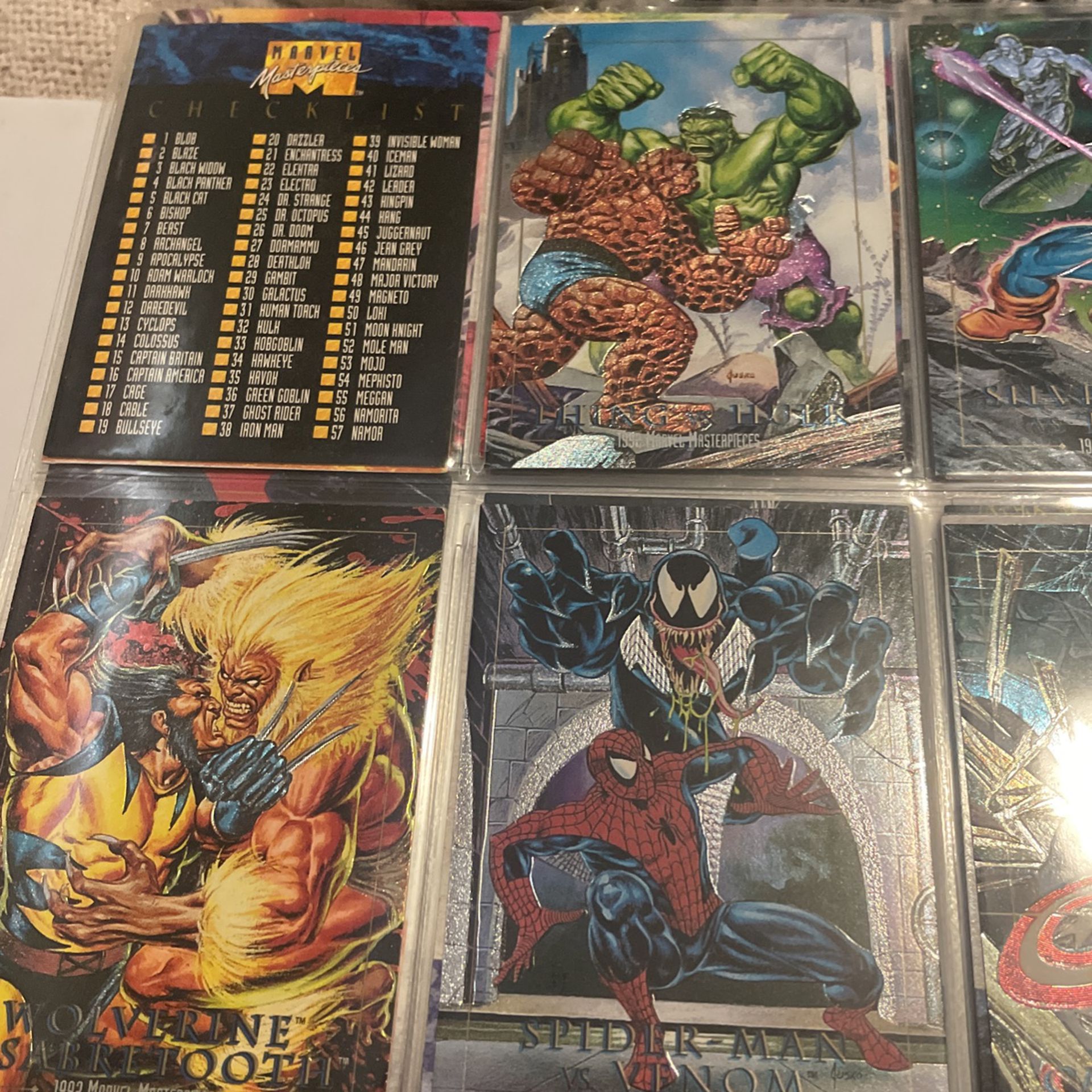 1992 Marvel Masterpiece Collection 