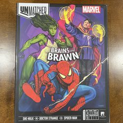 Unmatched Marvel Brains And Brawn Board Game Brand New Sealed