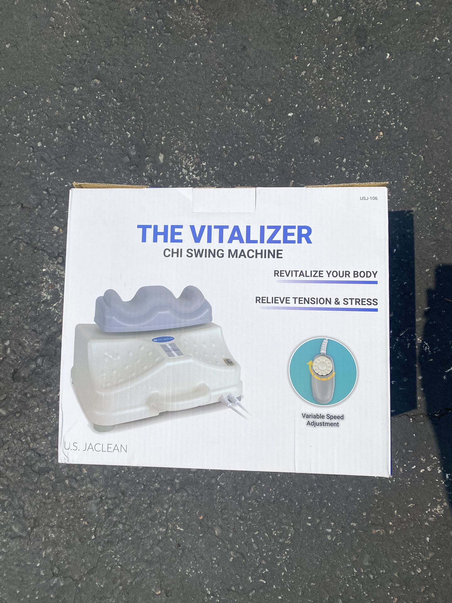 Jaclean U.S. The Vitalizer Chi Swing Machine Model USJ-106 Variable Speed