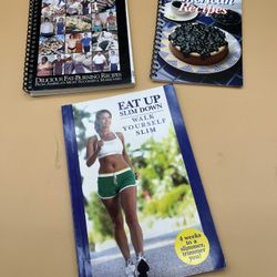 Selection Of 3 Slim Down , Fat Burning Recipe Books