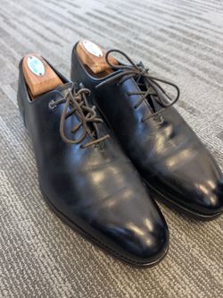 Salvatore Ferragamo Handmade Tramezza Plain Toe Oxford 8.5 EE