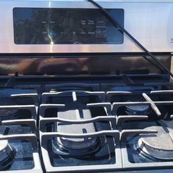 Lg Stainless Steel Gas Stove Range In Good Condition 