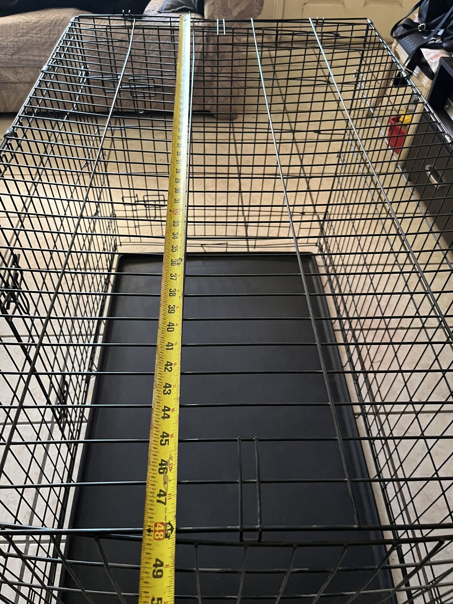 dog Cage 48 Inches Long 30 Inches With 32 Inches High 