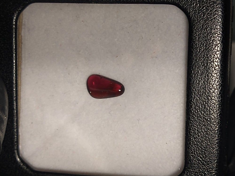 purple garnet cabochon 