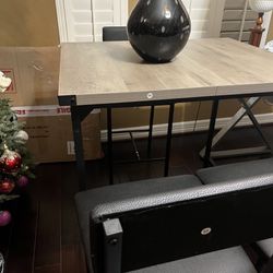 Dining Table 4 Chairs 