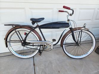 Original Vintage 1950s Western Flyer Tank Bicycle Cruiser 26" Bike