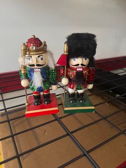 Set of two Christmas nutcrackers