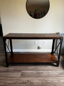 Handmade Reclaimed Wood side board table