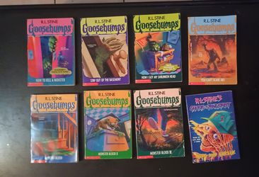 Vintage goosebumps book lot