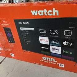 Onn 65 Class  4k Roku Tv