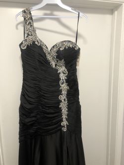 New Black Mermaid Dress Size 8