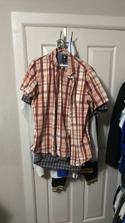 Large patterned button up