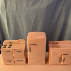 Child’s Plastic Play Set, Vintage