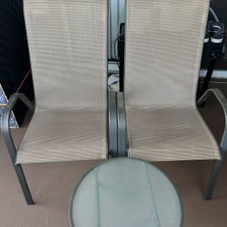 2 Chairs And A Table