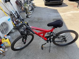 Gauntlet Full-Suspension Mountain Bike – Red