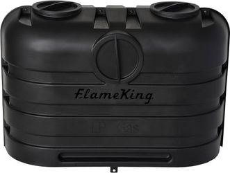 Flame King Dual 20lb Tank Cover (Black)