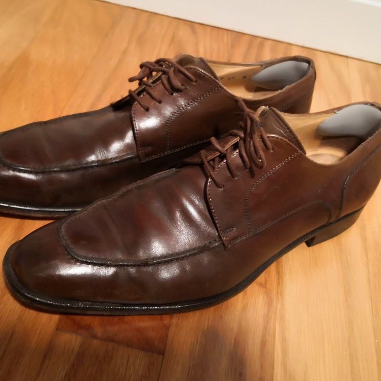 Saks Fifth Avenue Made In Italy Men's Leather Oxford Shoes In