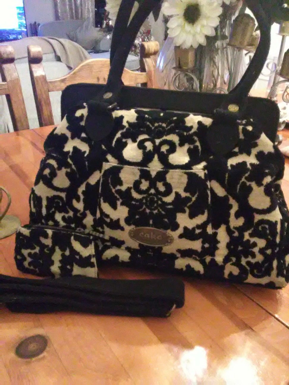 Petunia Pickle Cake diaper bag,purse, tote